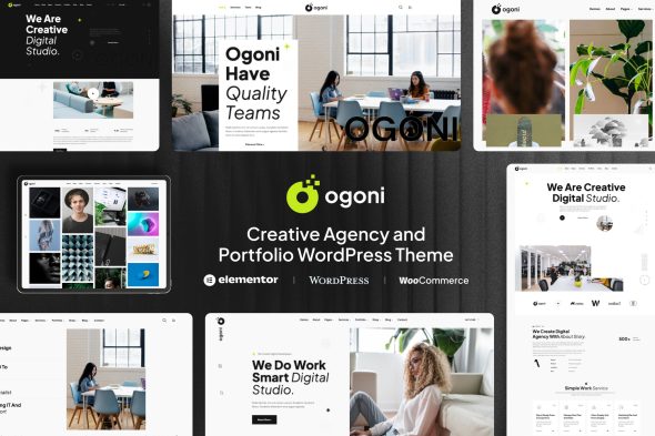 Ogoni 1.0.0 – Creative Agency & Portfolio WP Theme