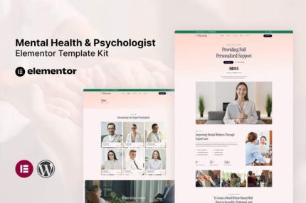 Physicola - Mental Health & Psychologist Elementor Template Kit