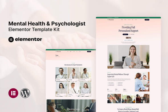 Physicola  – Mental Health & Psychologist Elementor Template Kit