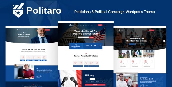 Politaro 1.4 – Political WordPress Theme