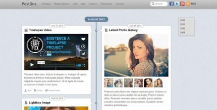 Themify Postline - Themify Theme