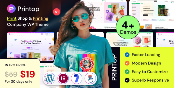 Printop 1.0.0 – Print Shop & Printing Company WordPress Theme