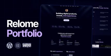 Relome - Personal Portfolio WordPress Theme