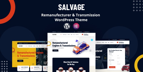 Salvage 1.5 – Remanufacturer WordPress Theme