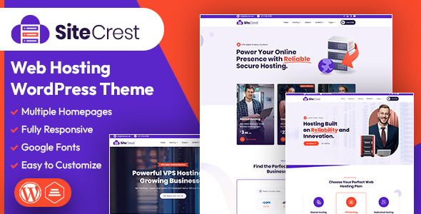 SiteCrest 1.1 – Web Hosting WordPress & WHMCS Theme