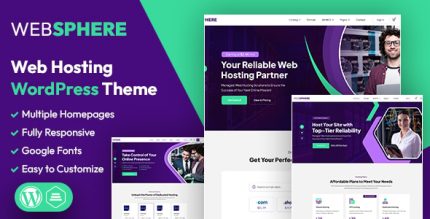 WebSphere - Web Hosting WordPress & WHMCS Theme