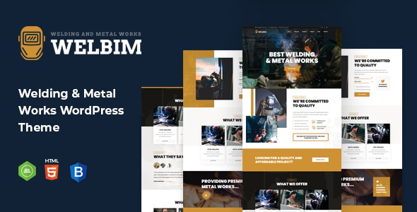 Welbim 2.0 – Welding Services WordPress Theme