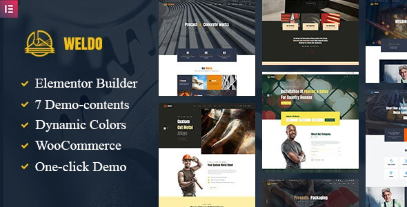 Weldo 1.0.0 – Metal Works WordPress Theme