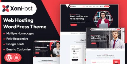 XenHost - Web Hosting WordPress & WHMCS Theme