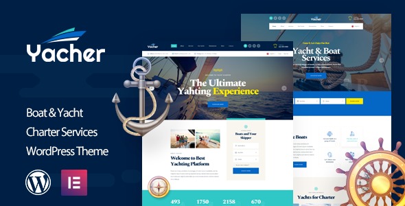 Yacher 2.4 – Yacht Charter Services WordPress Theme