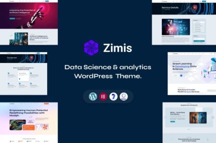 Zimis - Data Science & Analytics WordPress Theme