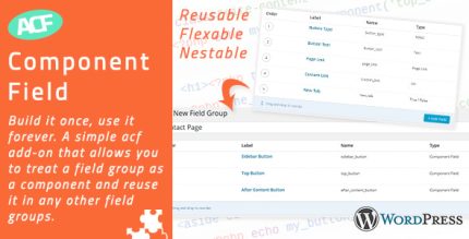 Advanced Custom Fields Component Field Addon