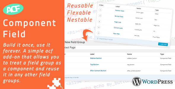 Advanced Custom Fields Component Field Addon 2.0.10