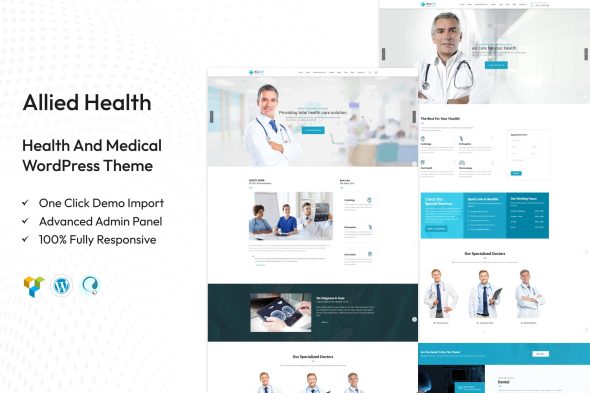 Allied Health Care 2.4 – Health And Medical WP Theme