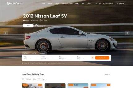 AutoDeal - Car Dealer & Listing WordPress Theme