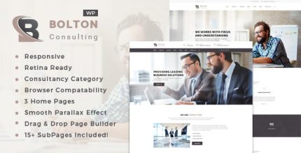 Bolton - Business Consulting Services WordPress Theme