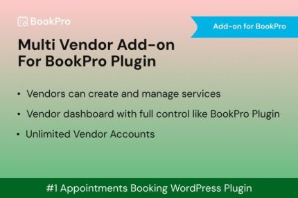 Multi Vendor Add-on for BookPro
