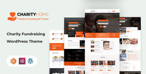 Charity Home 1.5 – Fundraising WordPress Theme
