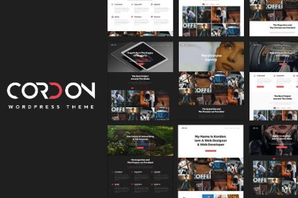 Cordon - Responsive One Page & Multi Page Portfolio Theme