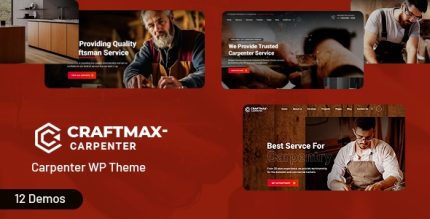 Craftmax - Carpenter WordPress Theme