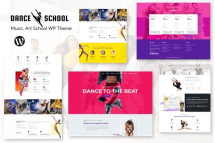 Dance Studio - WordPress Theme for Dancing Schools & Clubs