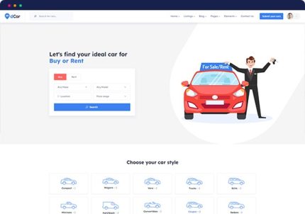 dCar - Car Directory WordPress Theme