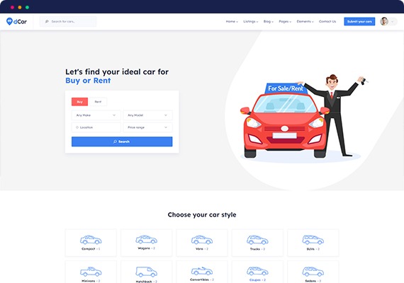 dCar 2.0.22 – Car Directory WordPress Theme