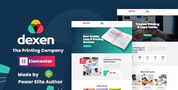 Dexen 2.2 – Printing Company WordPress Theme