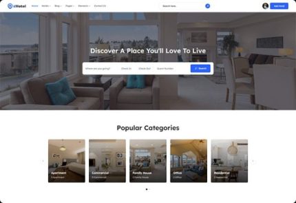dHotels - Hotel Directory WordPress Theme