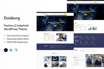 Duisburg - Factory & Industrial Business WordPress