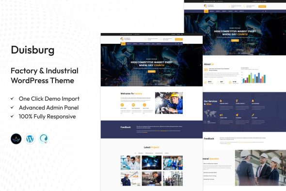 Duisburg 2.6 – Factory & Industrial Business WordPress