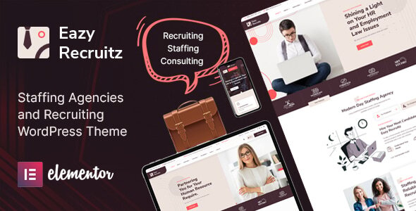 Eazy Recruitz 1.9 – Staffing Agencies WordPress Theme