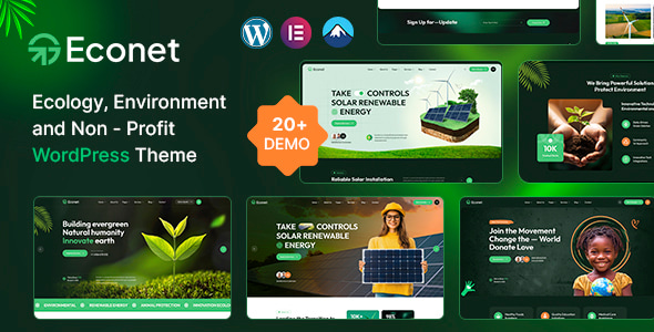 Econet 1.0.0 – Ecology Environment & Nonprofit WordPress Theme