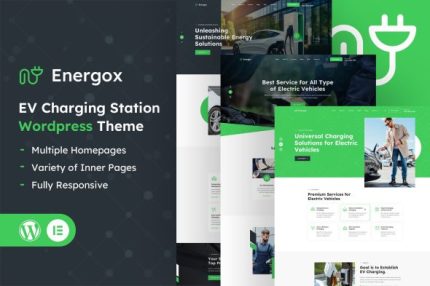 Energox - EV Charging Station WordPress Theme