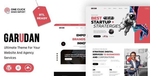 Garudan 1.0.4 – Creative Agency WordPress Theme