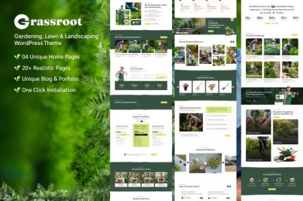 GrassRoot - Landscape Gardening WordPress Theme