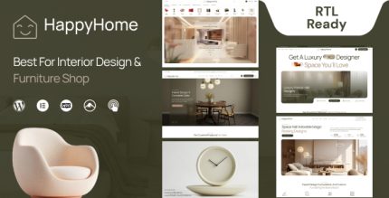 Happyhome - Interior Design WordPress Theme