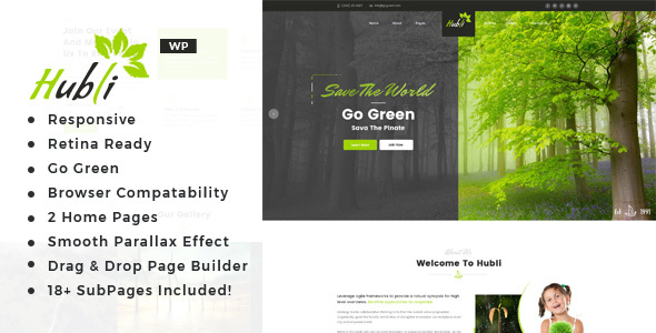 Hubli 2.2 – Environment WordPress Theme