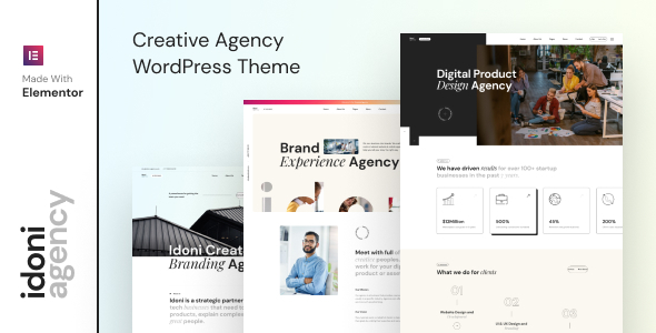 Idoni 1.0.4 – Creative Agency WordPress Theme