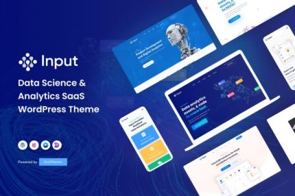 Input - Data Science & SaaS WordPress Theme