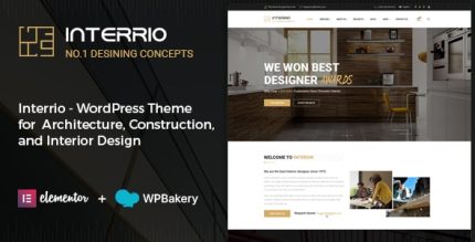 Interrio - WordPress Theme for Architecture and Interior Design