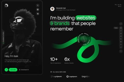Isak - Resume & Personal Portfolio WordPress Theme
