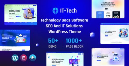 IT-Tech - IT Solutions & SaaS Technology WordPress Theme