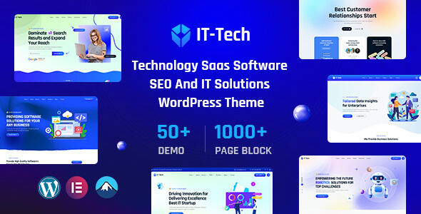 IT-Tech 1.0.0 – IT Solutions & SaaS Technology WordPress Theme