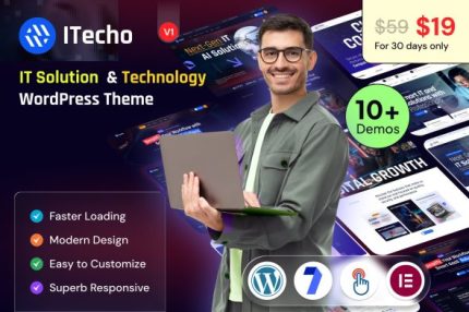 ITecho - IT Solutions & Technology WordPress Theme