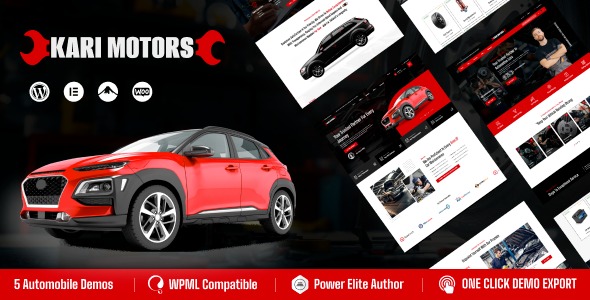 KariMotors 1.0.5 – Car Repair & Service WordPress Theme