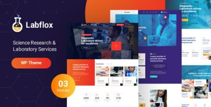 Labflox - Laboratory & Research Responsive WordPress Theme