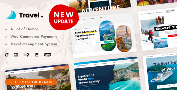 Love Travel 5.6 – Creative Travel Agency WordPress