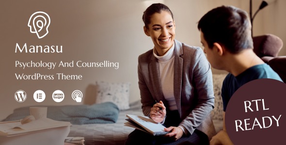 Manasu 1.0.7 – Psychology and Counseling WordPress Theme
