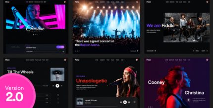 Melodica - Music Band & Musician WordPress Theme